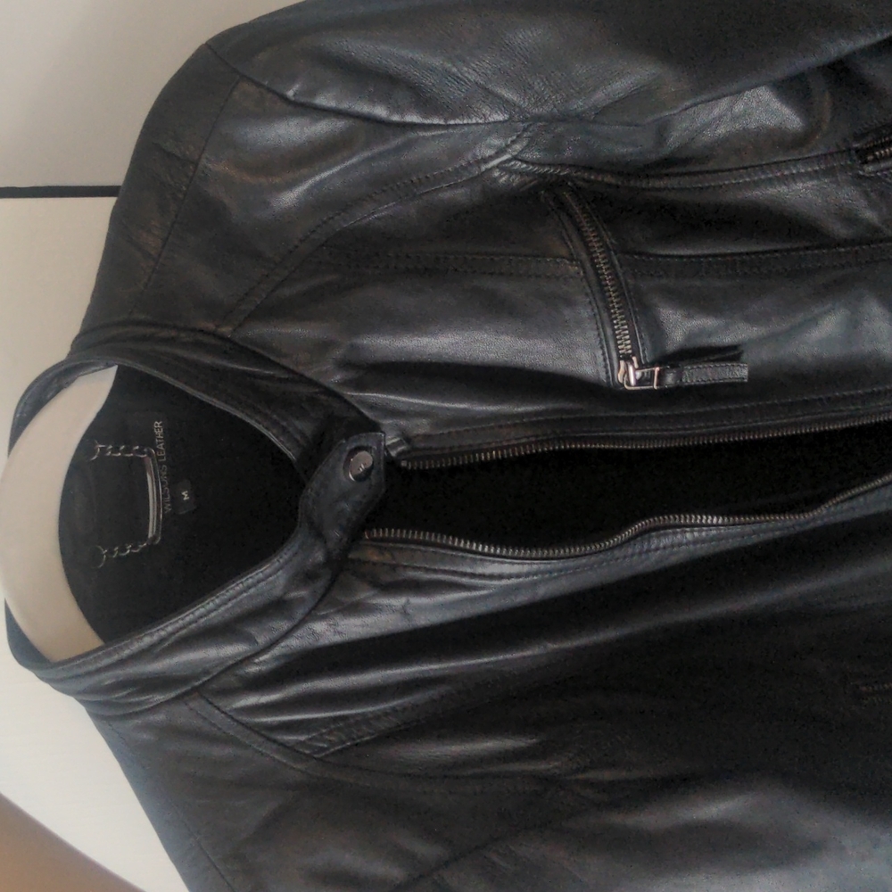 Wilson's women's black leather jacket